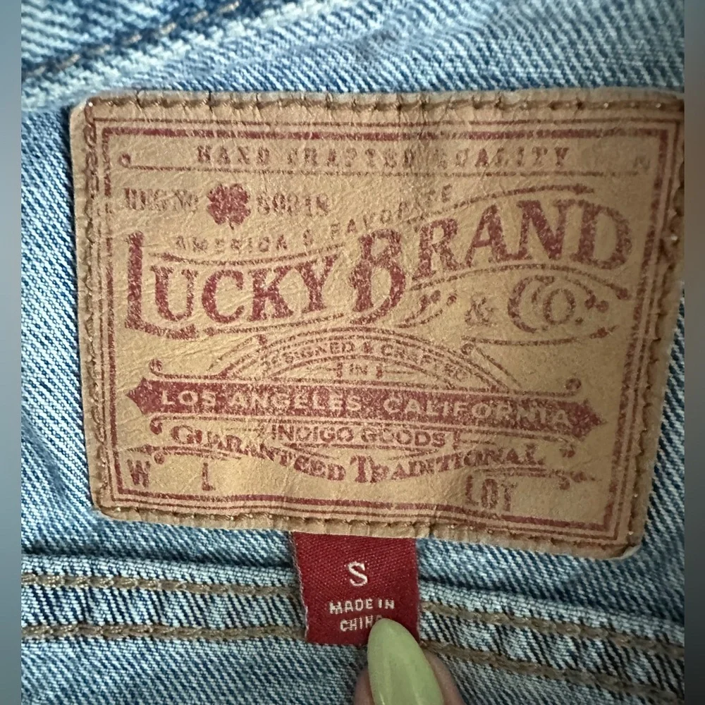Lucky Brand Tomboy Trucker Jean Jacket - Picture 6 of 7